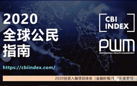 《2020投資入籍項(xiàng)目排名》出爐，多米尼克四度蟬聯(lián)NO.1