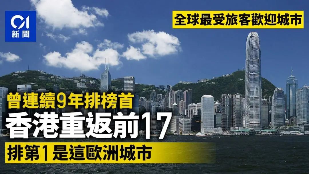 2023全球最佳旅游城市，香港重返前17